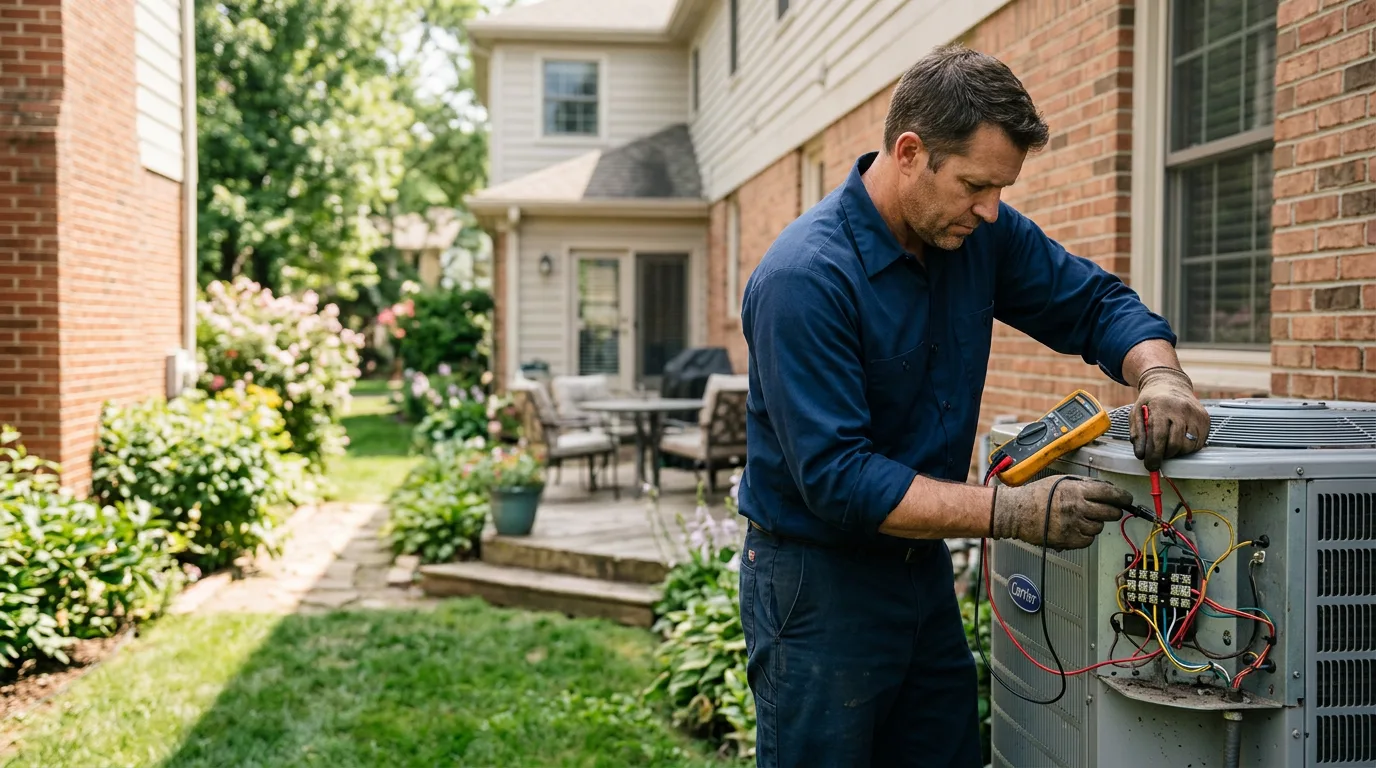 HVAC technician working near Hyndman, PA
